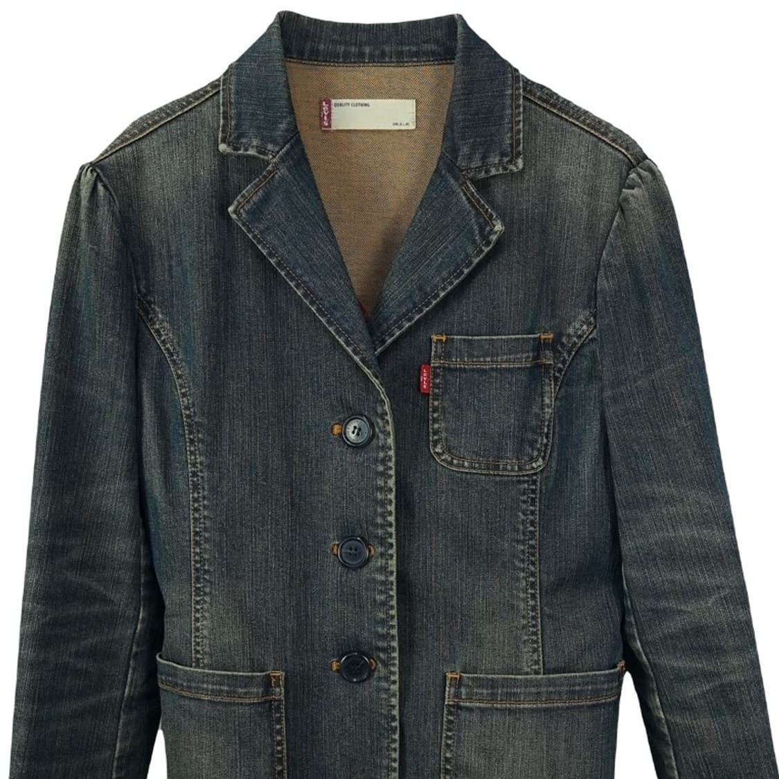 [리바이스] 쓰리버튼 빈티지 데님 블레이저 자켓 M19018 상품이미지4