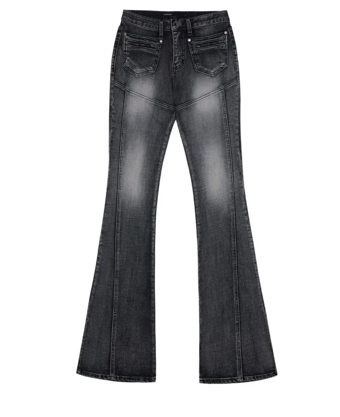 보헤미안서울 부츠컷 데님 그레이 M 상품이미지1