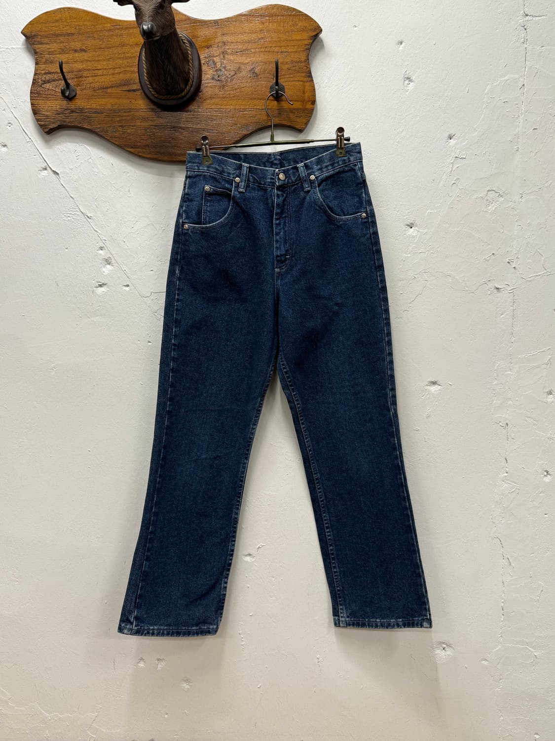 27) USA Wrangler Dark Blue Straight Deni 상품이미지5