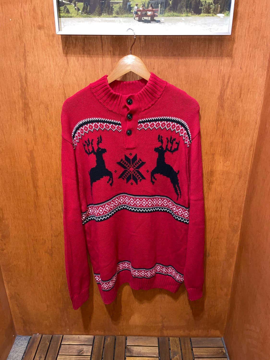 (XL) CHAPS 챕스 노르딕 사슴 니트 상품이미지6