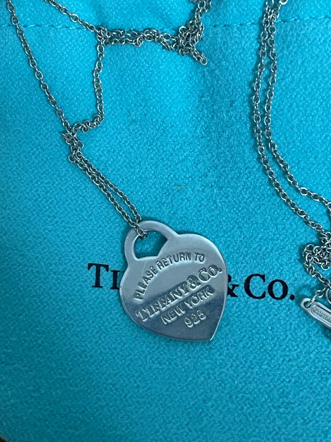 티파니 리턴투티파니 하트 태그 실버 스몰 목걸이 상품이미지3