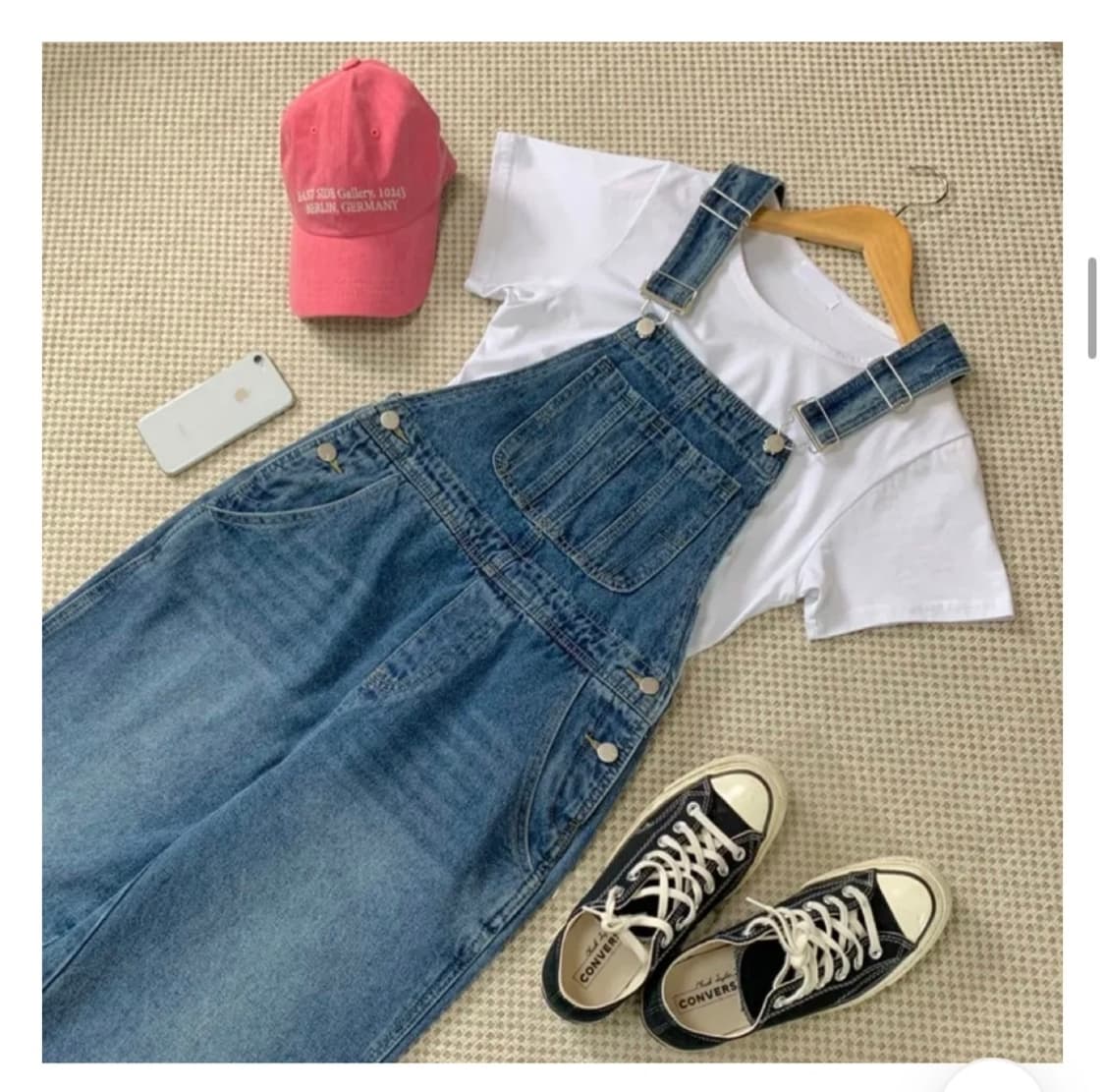 데님 멜빵바지 Free 상품이미지2