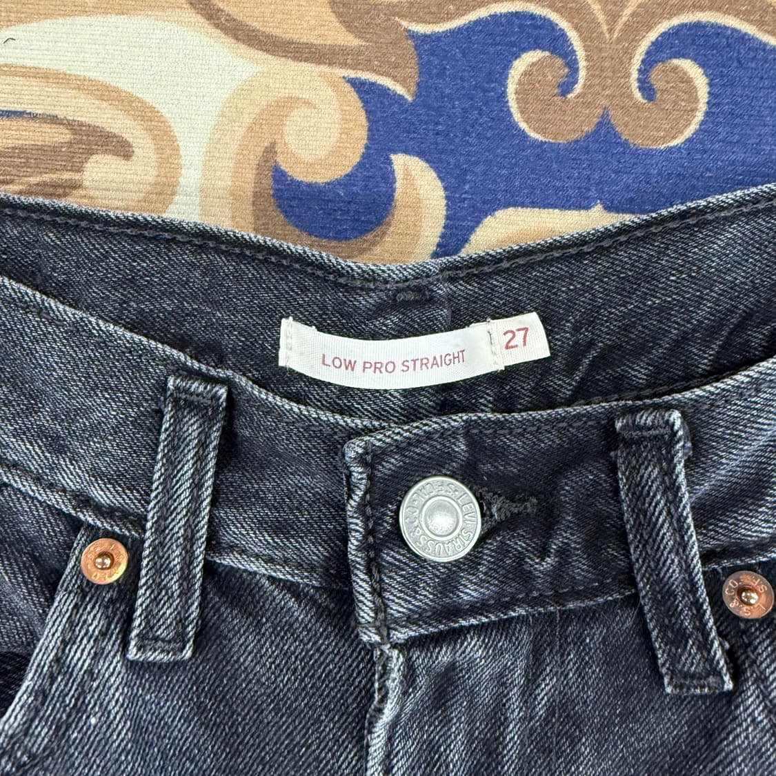 (27)리바이스 Levis 흑청 데님팬츠 상품이미지4