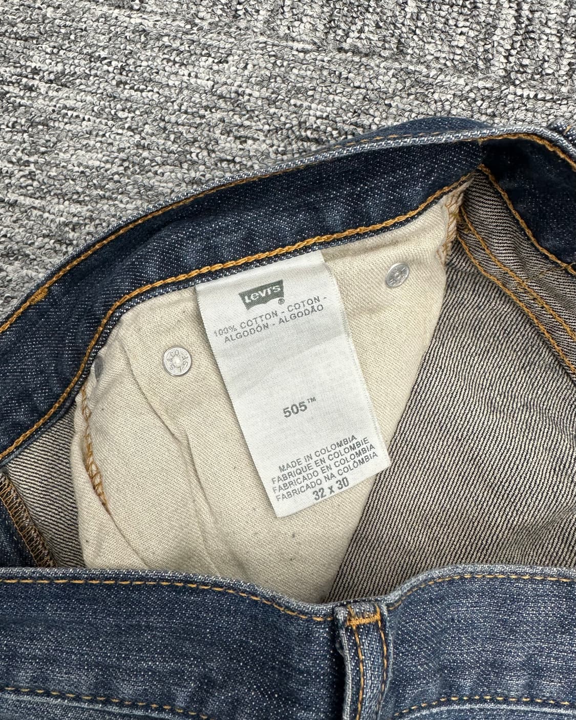 (허단44)리바이스 505 워싱데님-M1752 상품이미지3