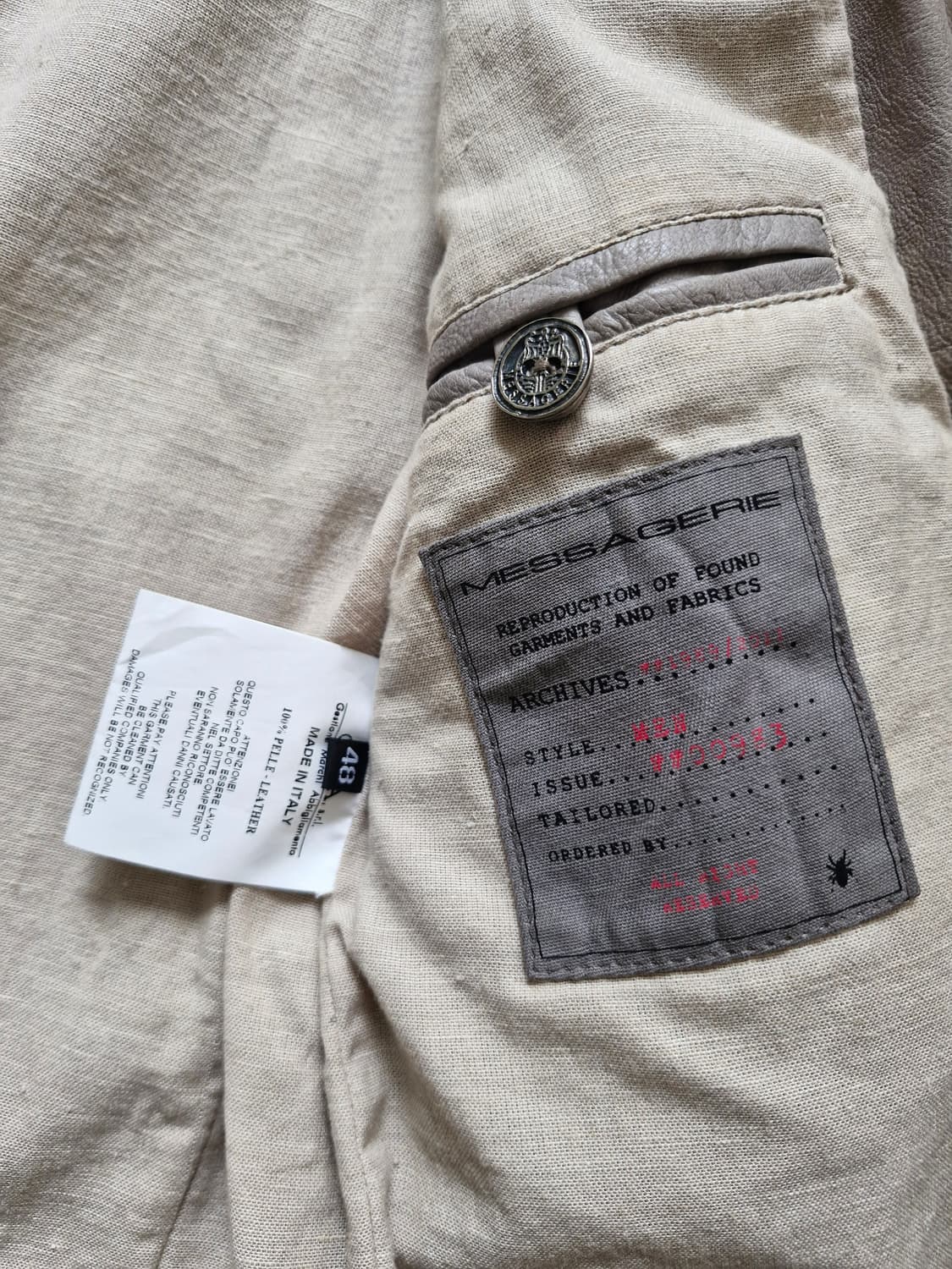 메사제리에 이태리 A-1 자켓 상품이미지6