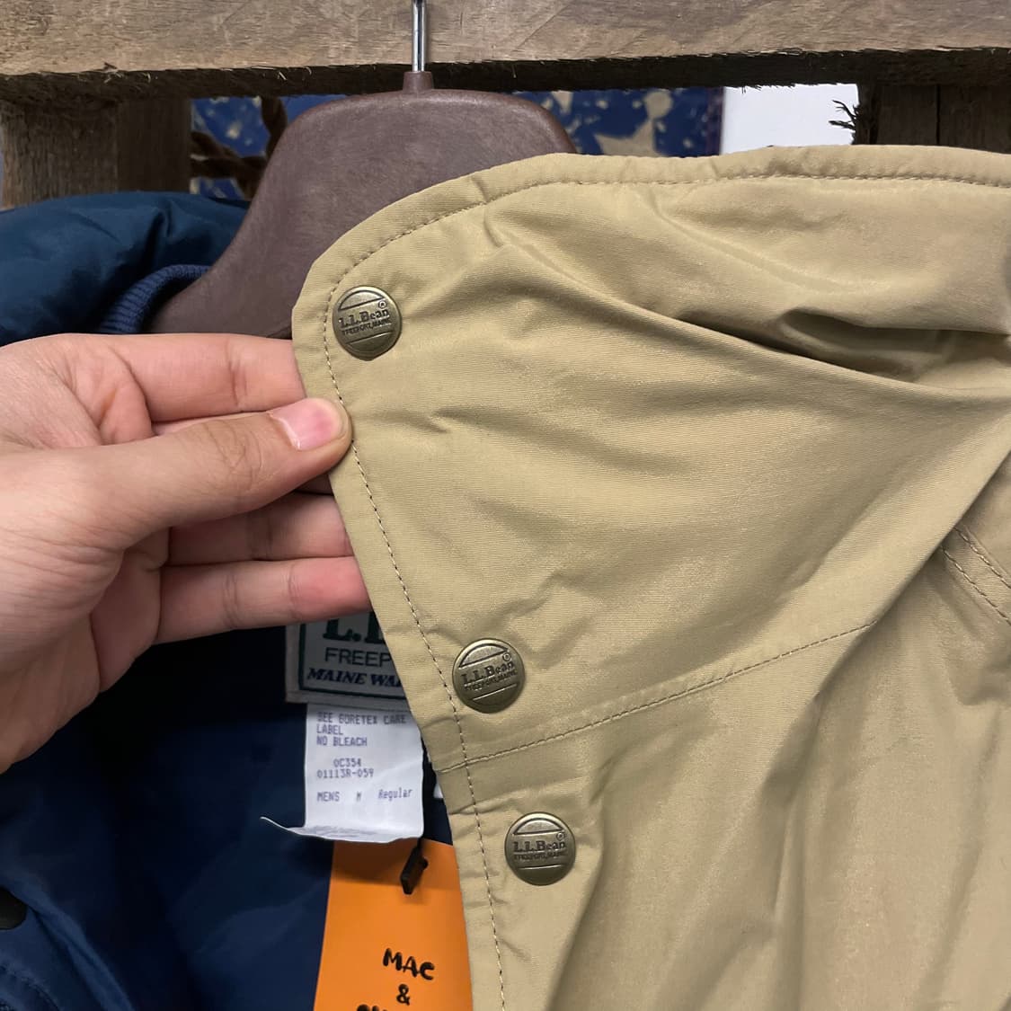 90s 엘엘빈 고어텍스 후드 탈부착 마운틴 파카 자켓 상품이미지5