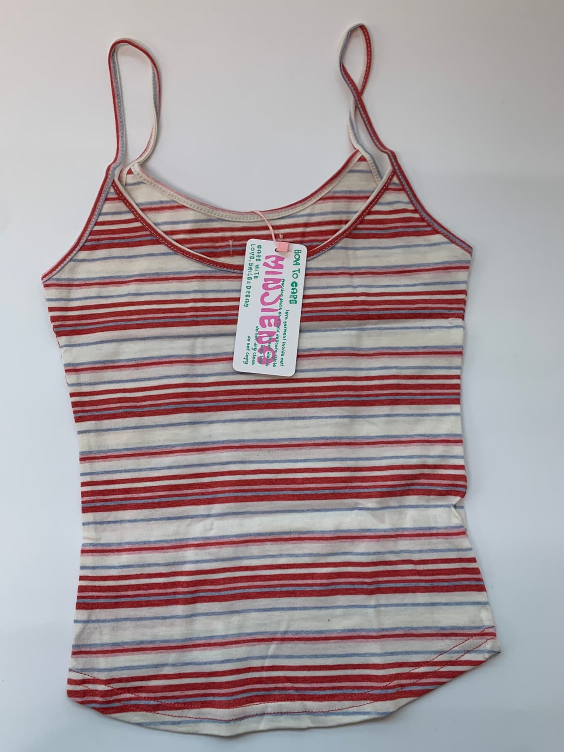 stripe sleeveless red 상품이미지5