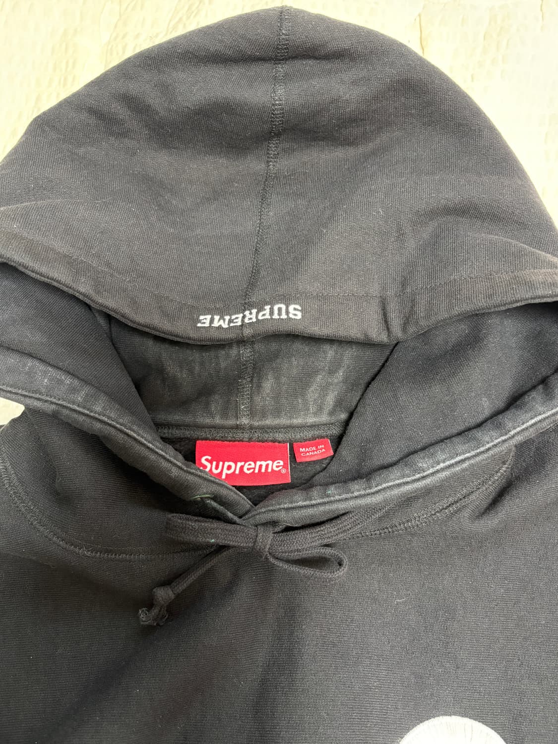 Supreme S Logo Hooded Sweatshirt / Black 상품이미지2