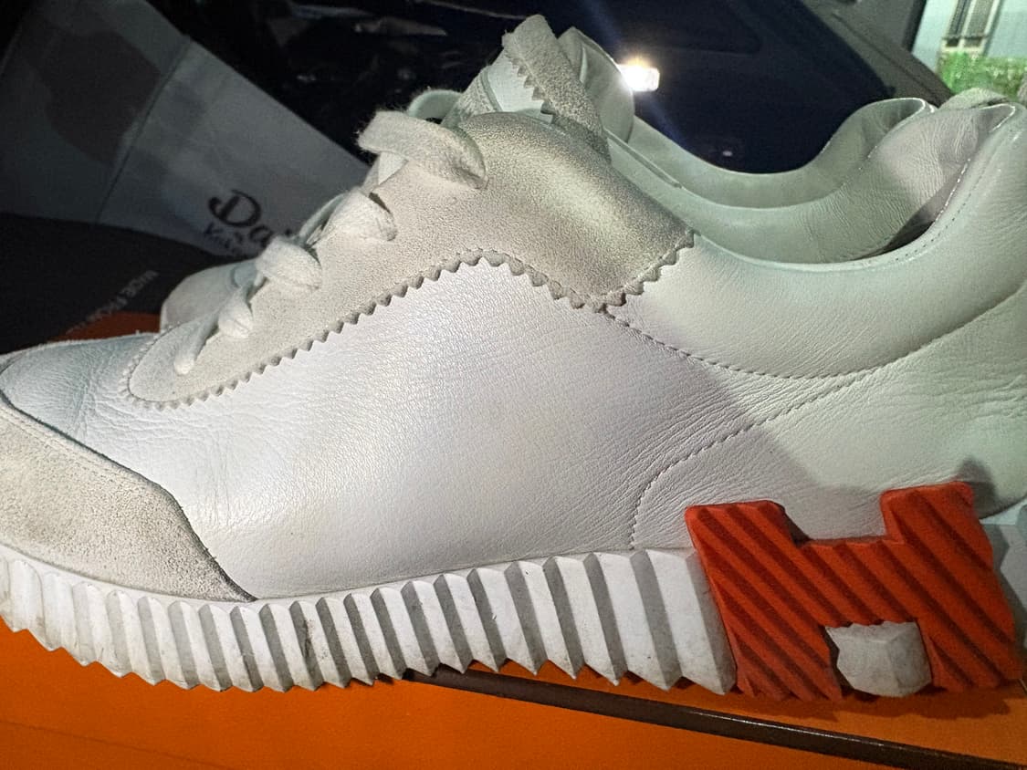 에르메스 바운싱 화이트 크림판 42사이즈 상품이미지2