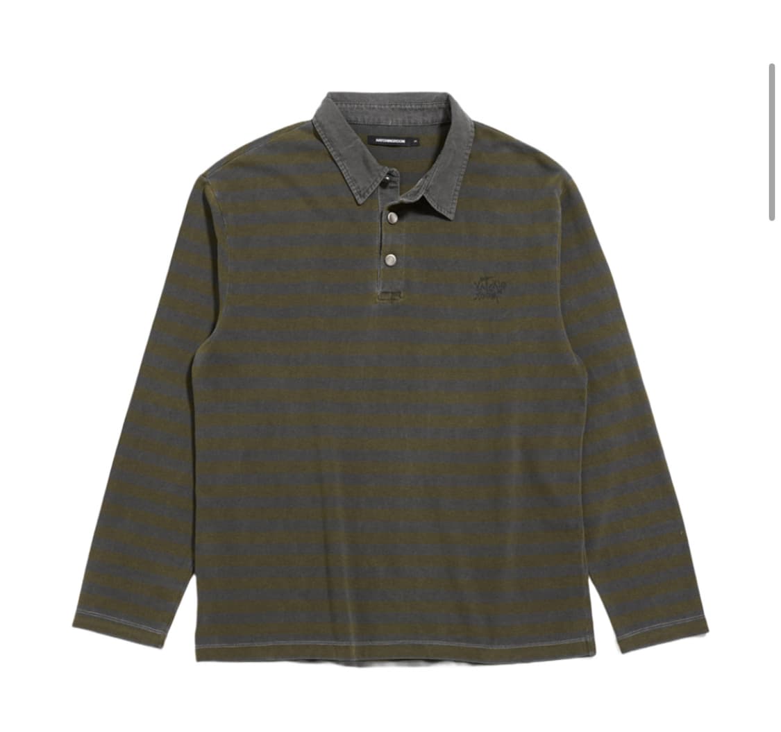 해칭룸 스트라이프 폴로 티셔츠 상품이미지1