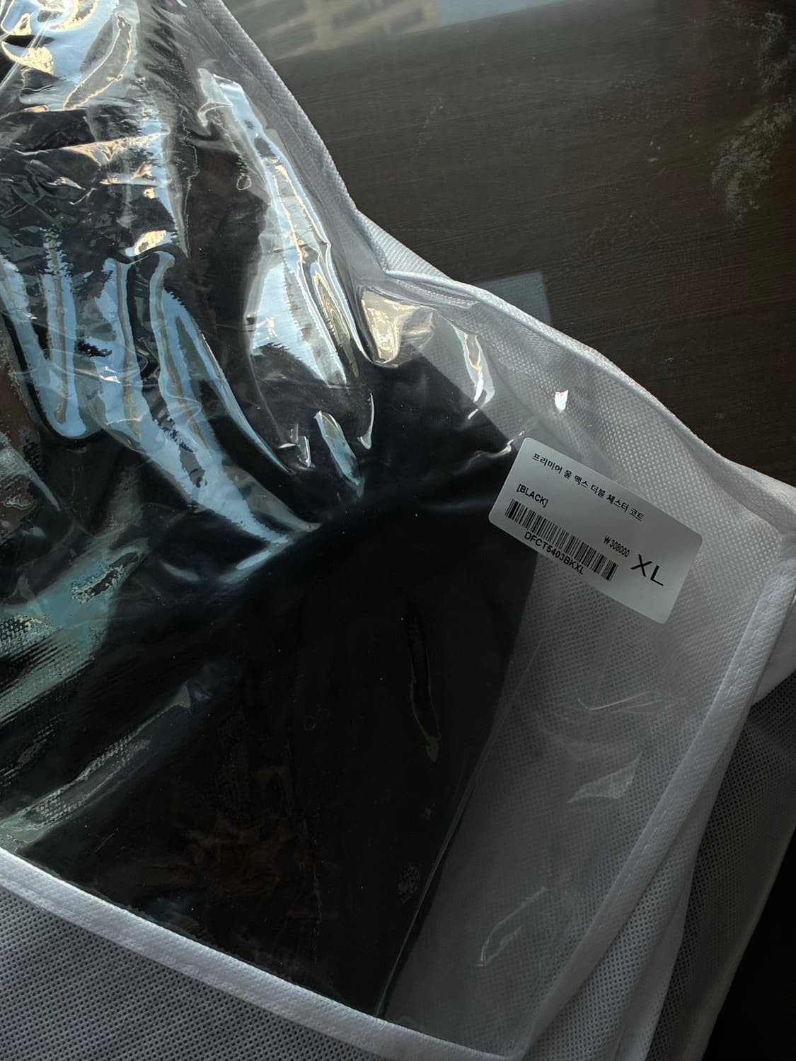 (새상품)(XL) 드로우핏 프리미어 울 맥시 더블 체스터 코트 상품이미지10