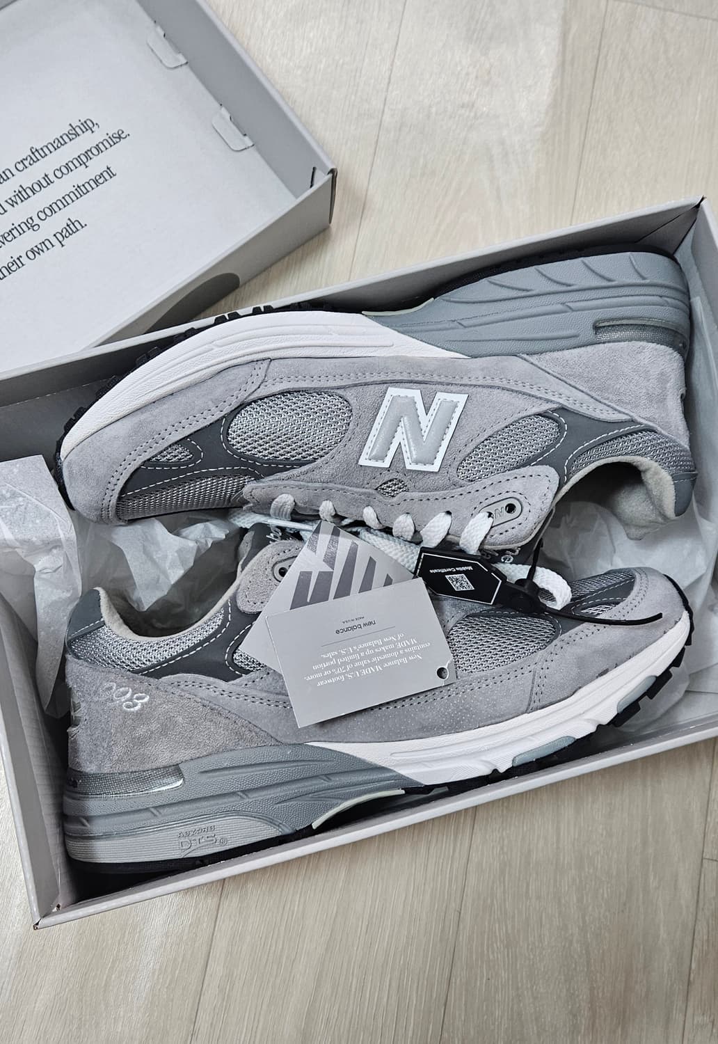 뉴발란스 993 스탠다드 그레이 255 상품이미지5