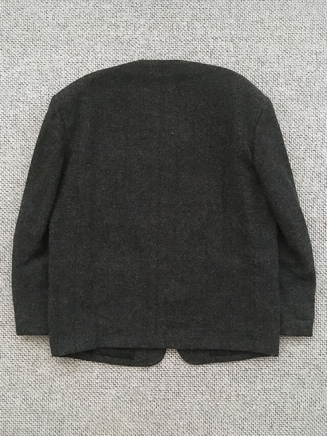 90-00s collarless herringbone boxed JK 상품이미지8