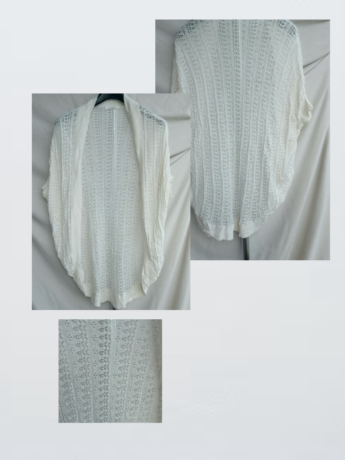 Ivory Crochet Cardigan 아이보리 가디건 상품이미지1