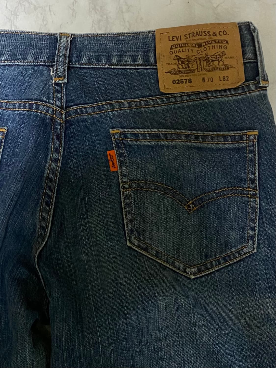 리바이스 청바지 데님팬츠 허리 29 인치 상품이미지4