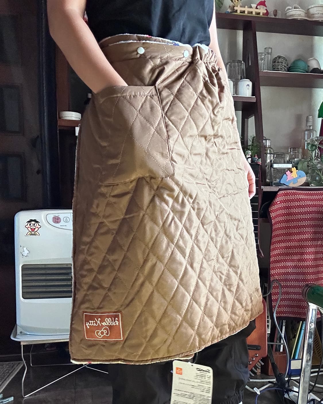 헬로 키티, 마이멜로디 3way 방한 블랭킷 스커트 상품이미지5