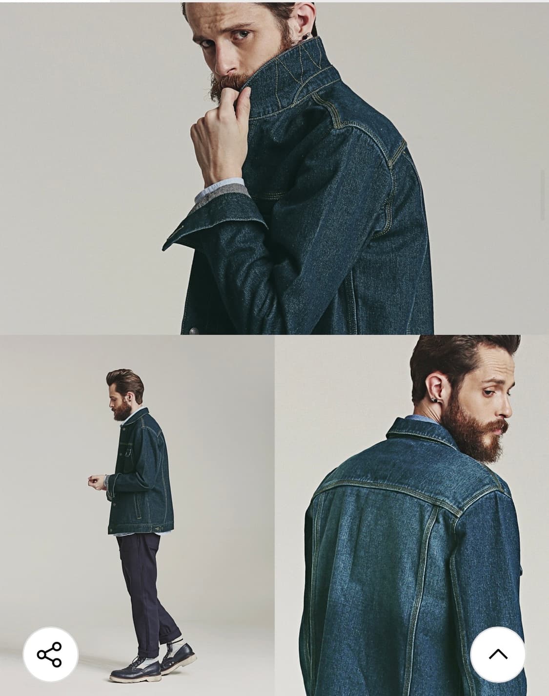 프리즘웍스 트러커 데님 자켓 상품이미지1