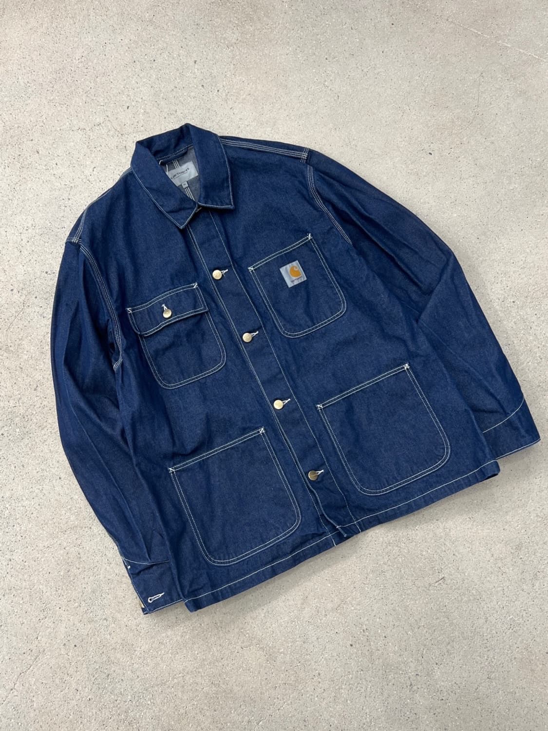 칼하트 WIP 데님 미시건 초어 코트 자켓 상품이미지2