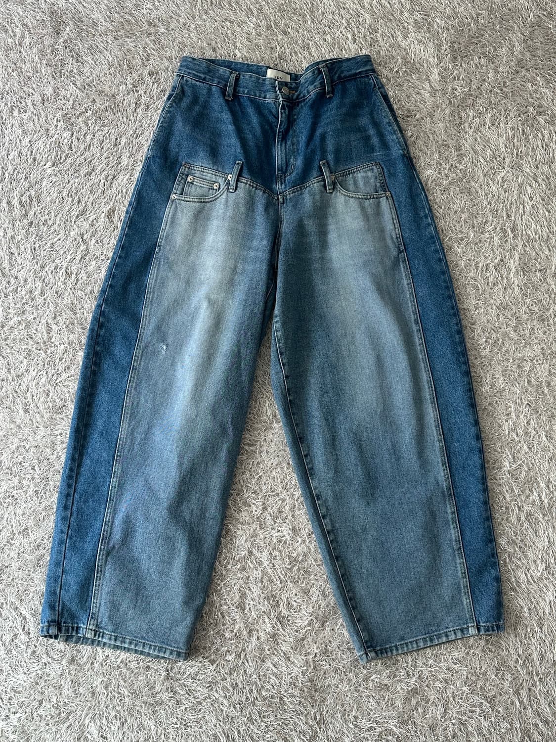 Iey 와이드 레이어드 데님 상품이미지1