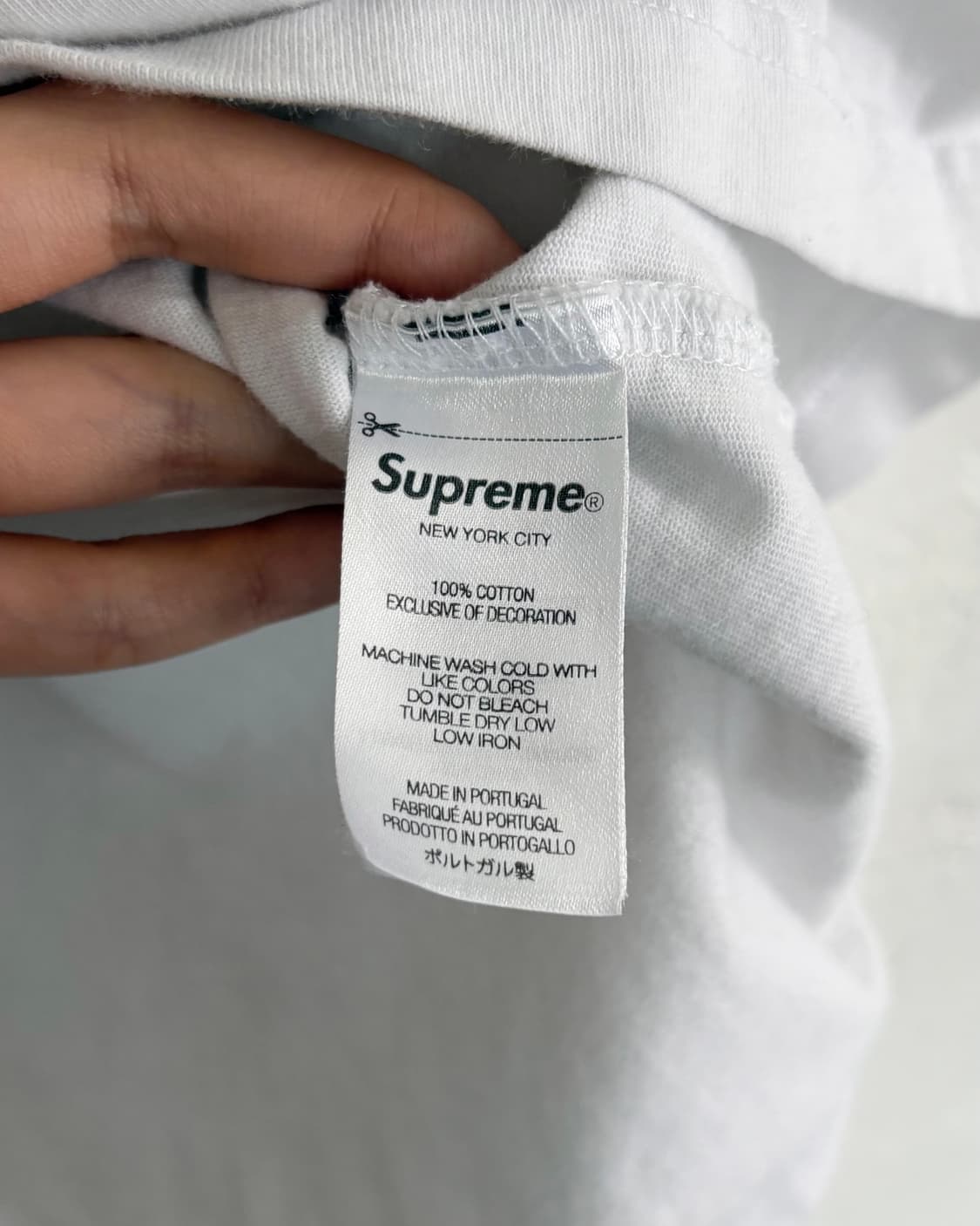Supreme 슈프림 화이트컬러 박스로고 티셔츠 상품이미지7