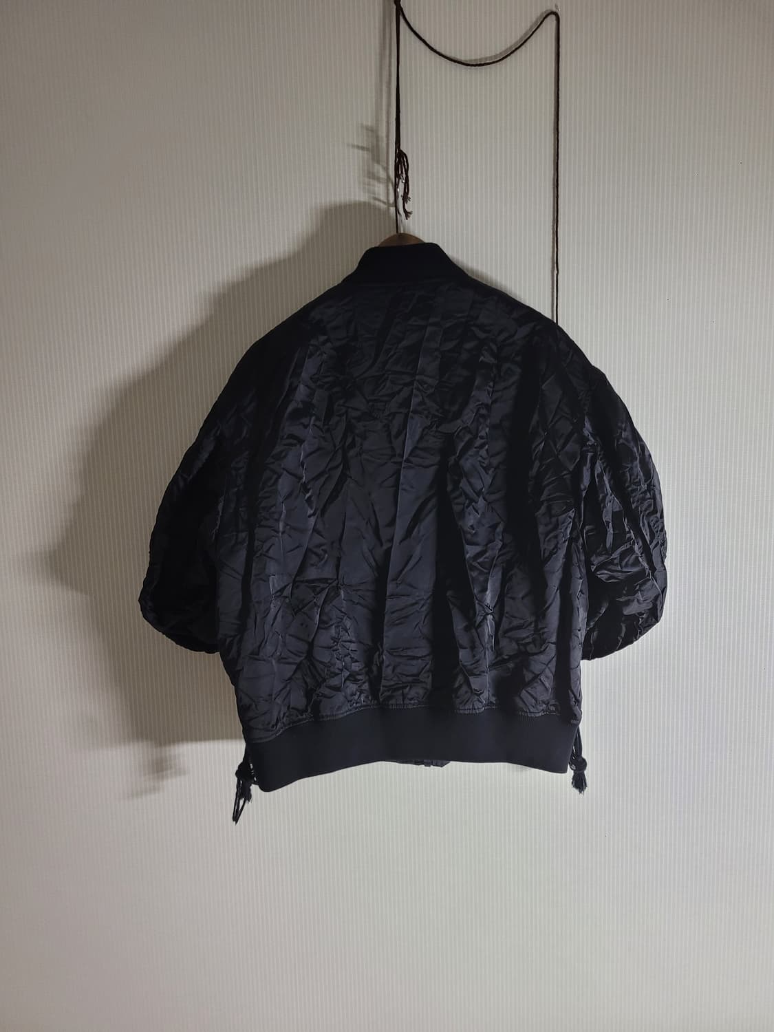 파세타즘 주름가공 봄버 자켓 상품이미지5