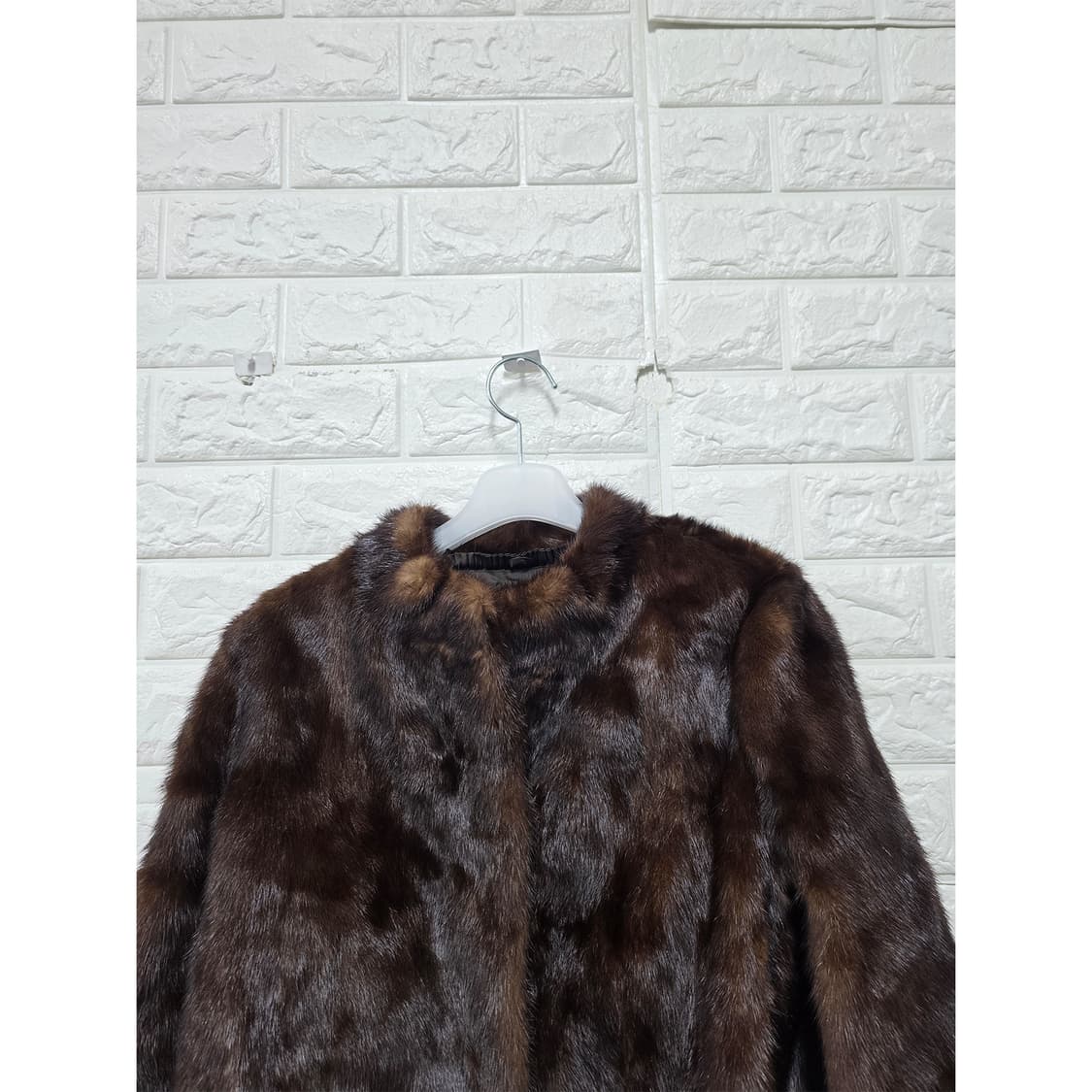 택포) 통밍크 코트 M 상품이미지3