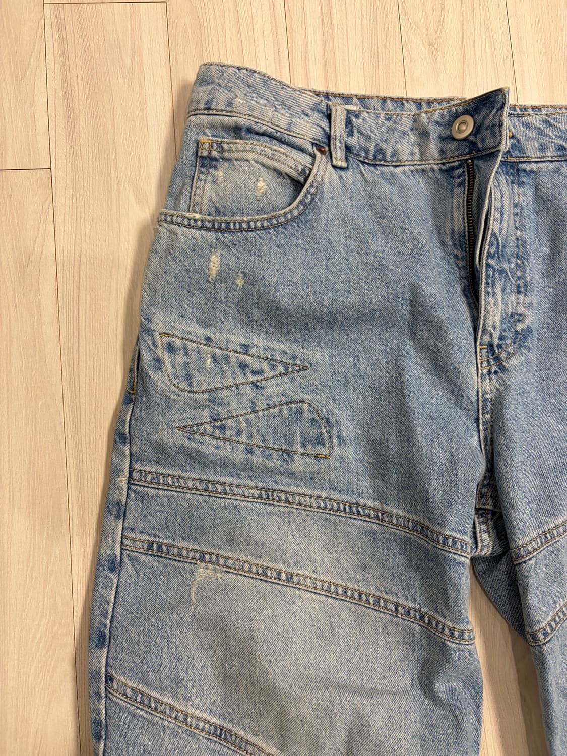 자라 디테일 데님팬츠 상품이미지2