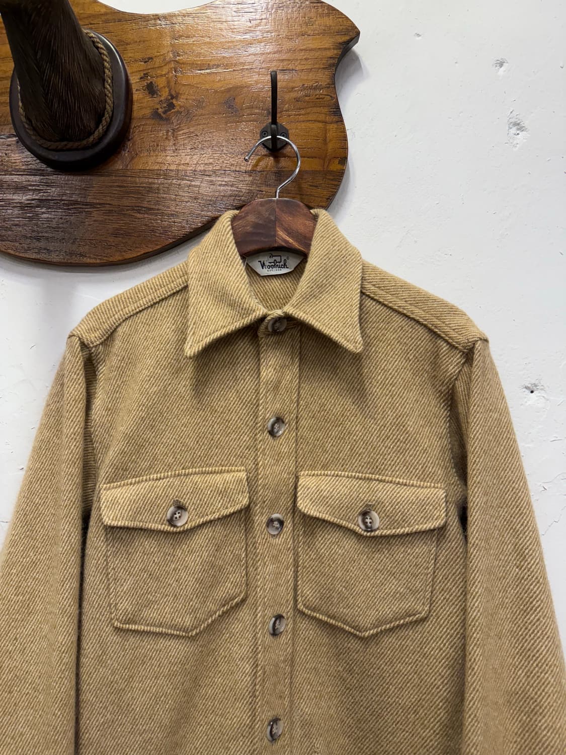 Woolrich Wool-Cotton Shirt Jacket 상품이미지1