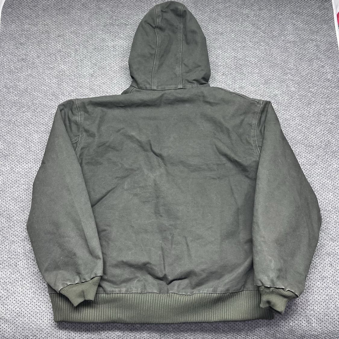 칼하트 J130 액티브 후드 자켓 모스그린 상품이미지3