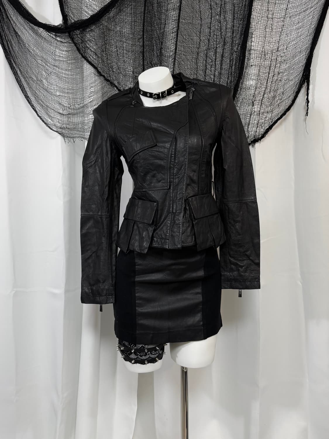 pocket leather jacket 상품이미지1