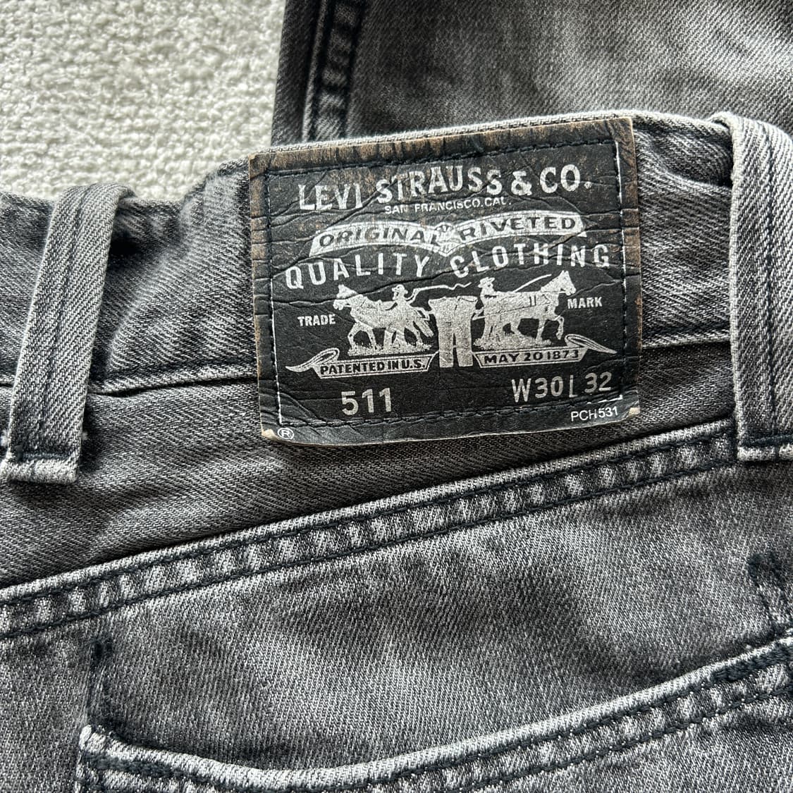 리바이스 그레이 데님팬츠 511 30 상품이미지3