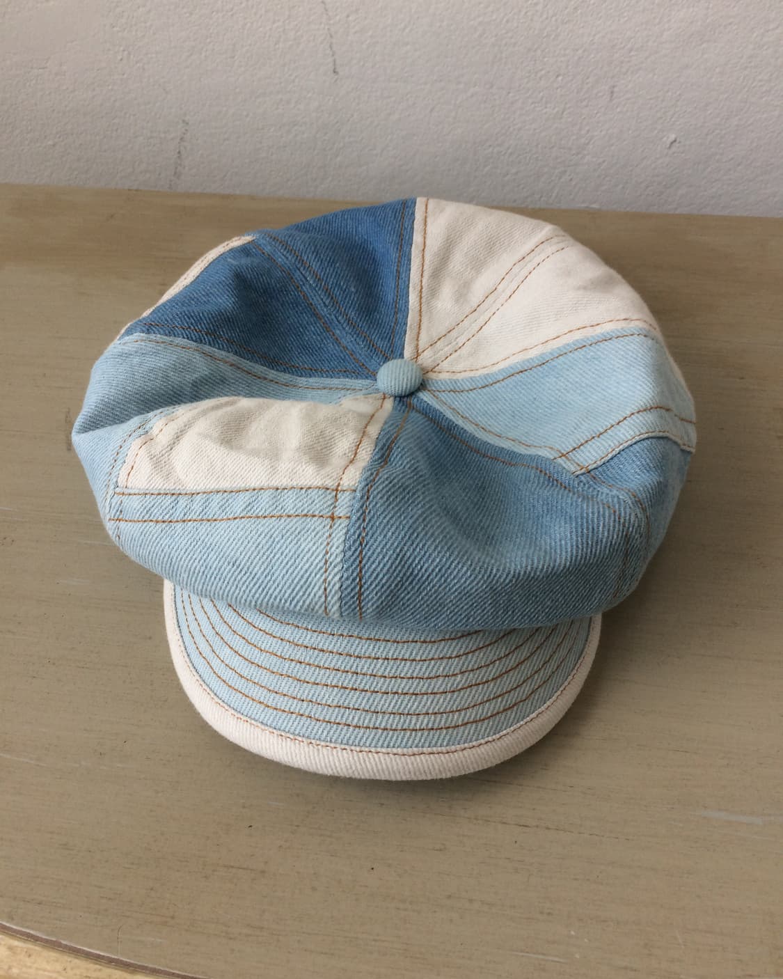 patch work beret cap 상품이미지1