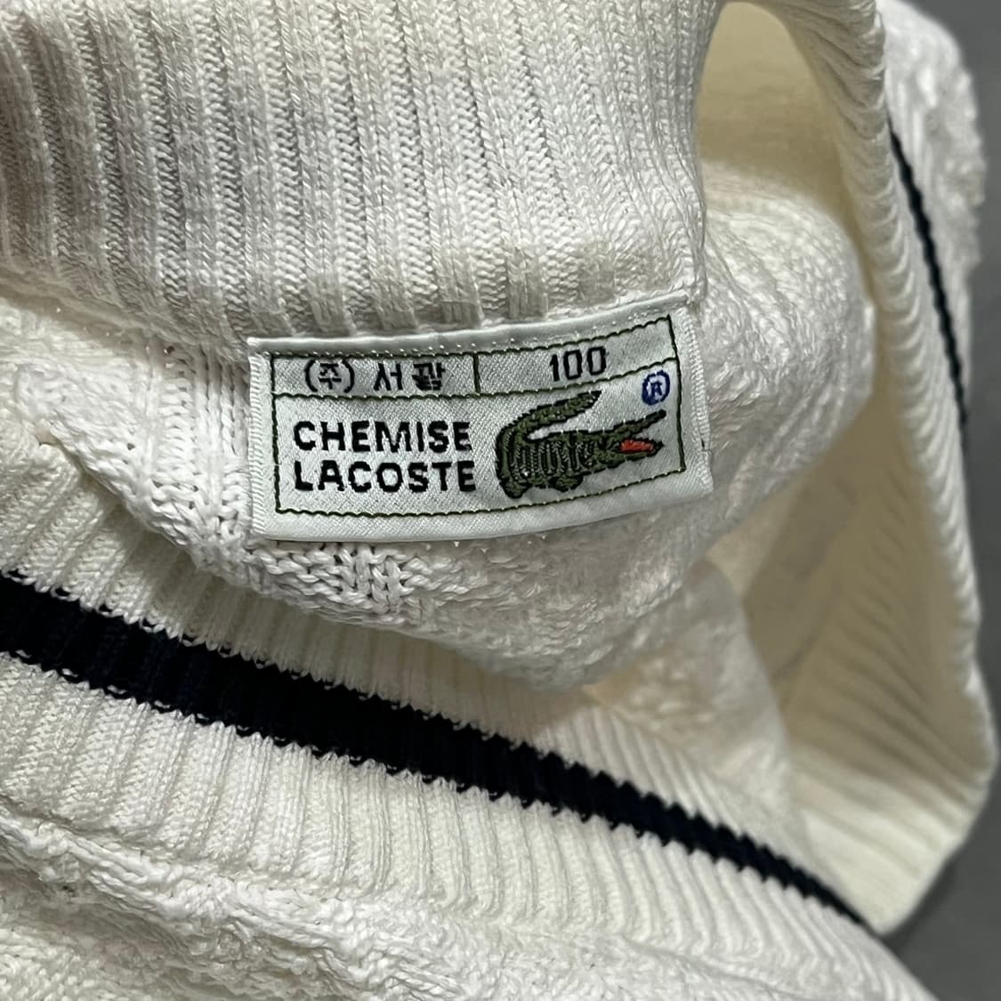  라코스테 프레피 니트 가디건 y15044 상품이미지6