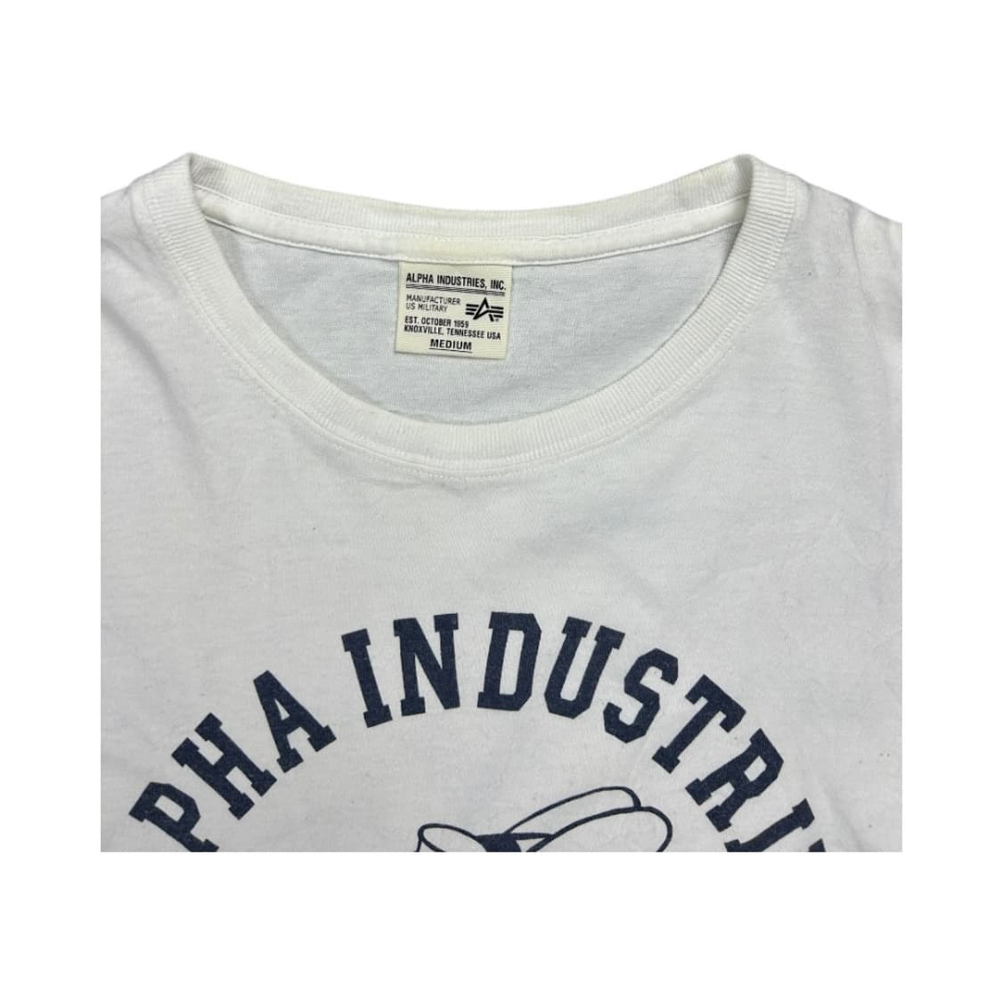 M) 알파인더스트리 USA 프린트 긴팔 티셔츠 T-103 상품이미지3