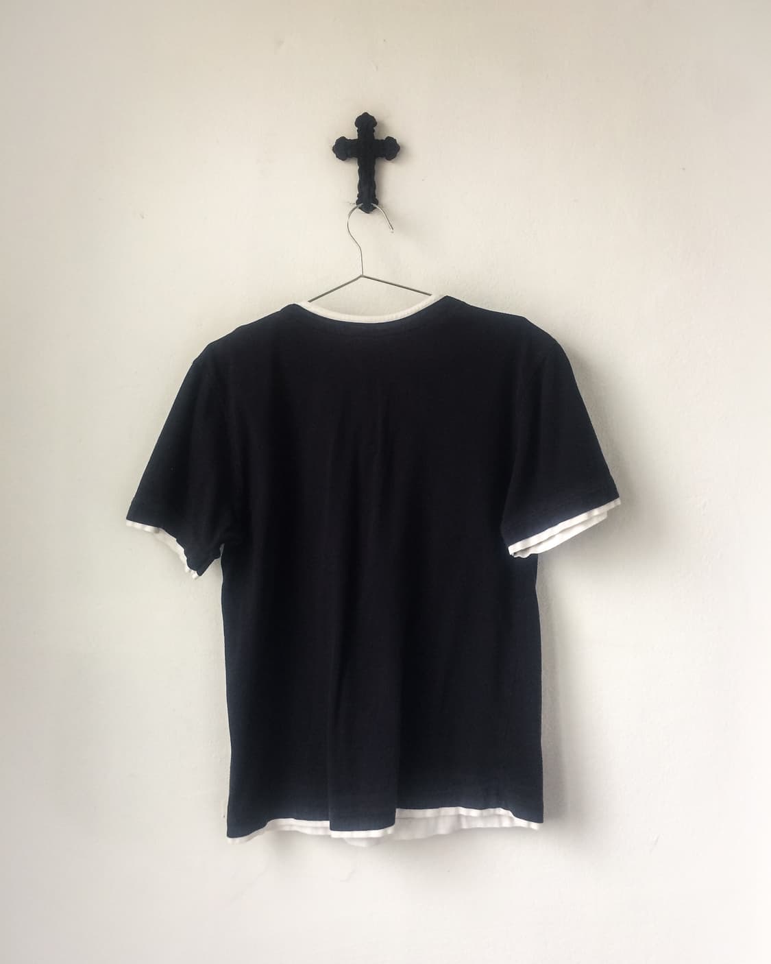 Lettering printing layer t shirt 상품이미지3