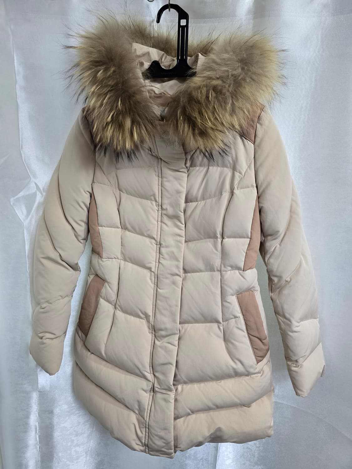 플라스틱아일랜드 여성 패딩 털 후드 (1559) 상품이미지1