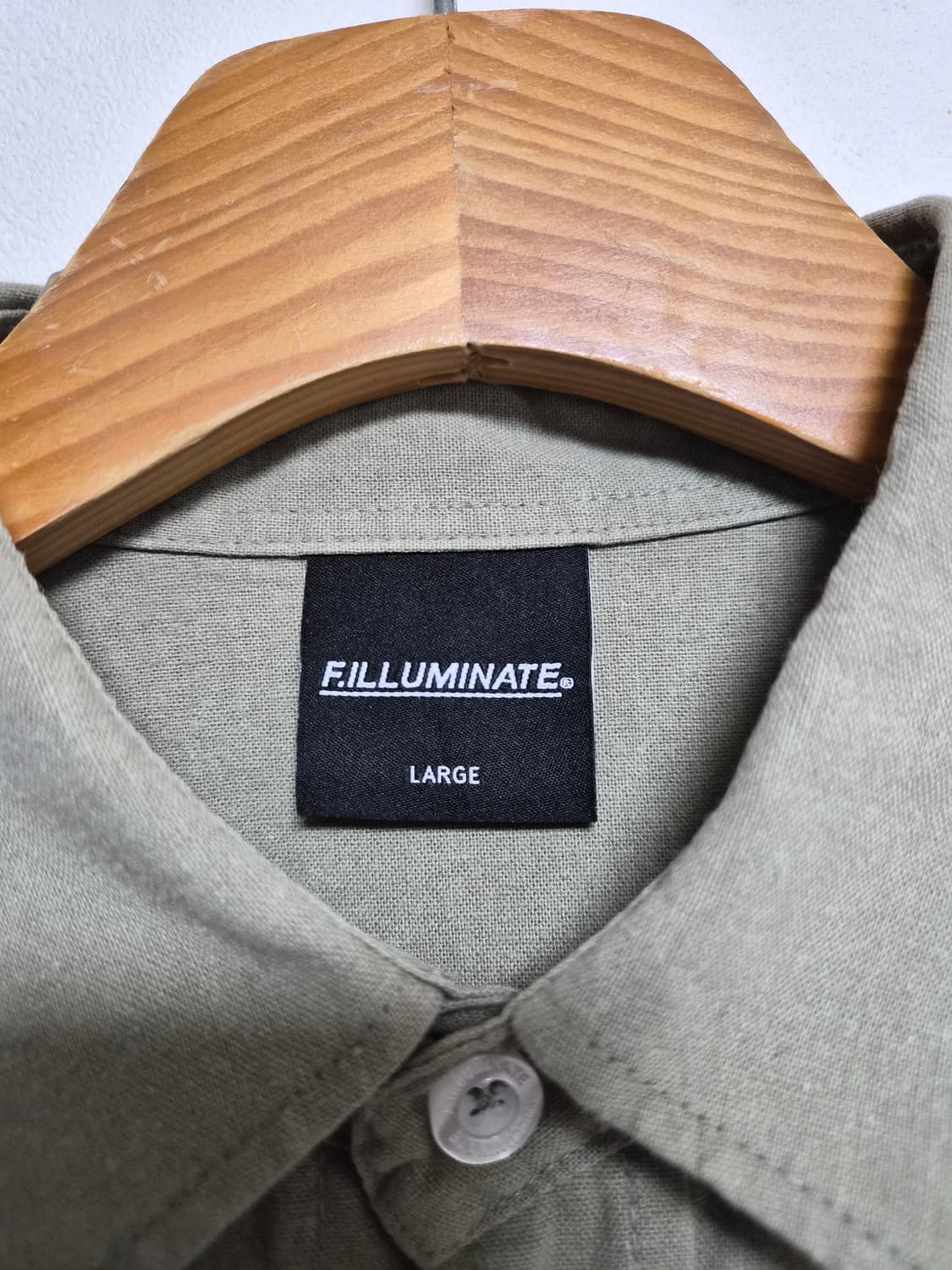 필루미네이트 반팔 린넨 셔츠 L사이즈 - T74 상품이미지4