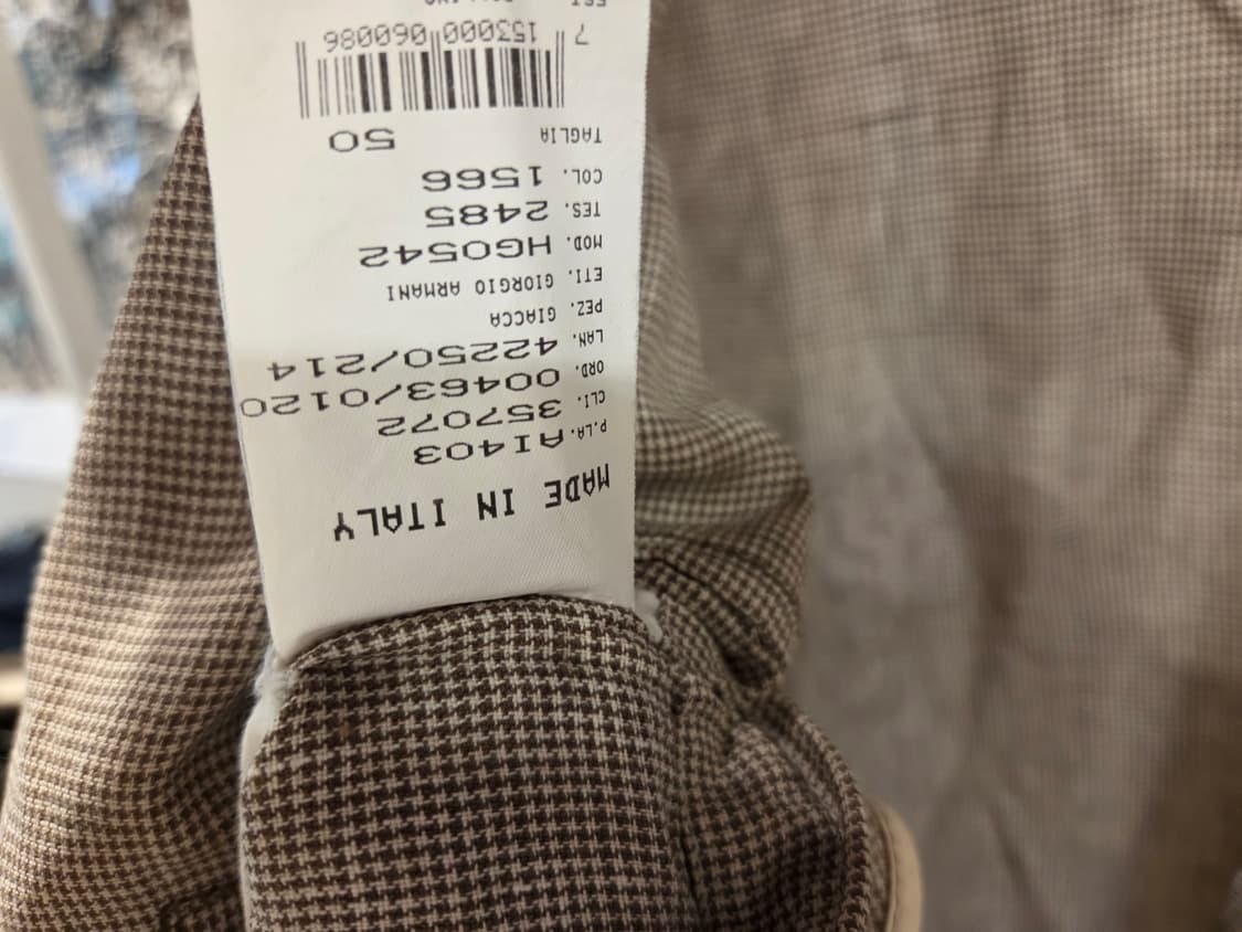 아르마니 꼴레지오니 린넨자켓 상품이미지5