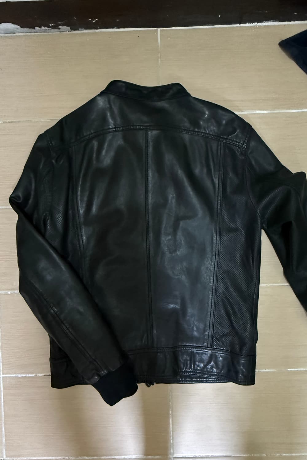 00‘s D&G 워싱 비대칭 라이더 자켓 50 상품이미지2