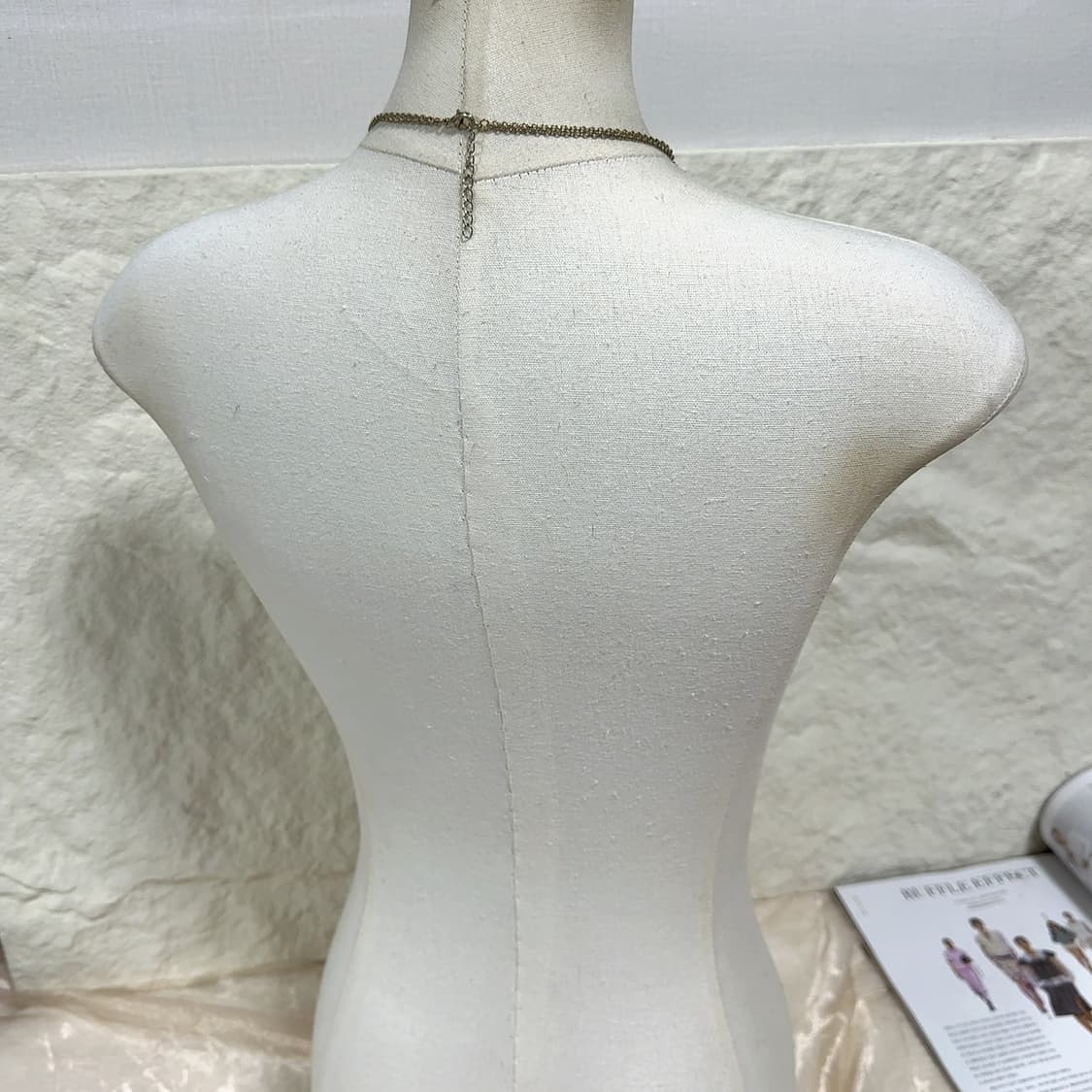 빈티지 해머링 레이어드 목걸이 상품이미지3