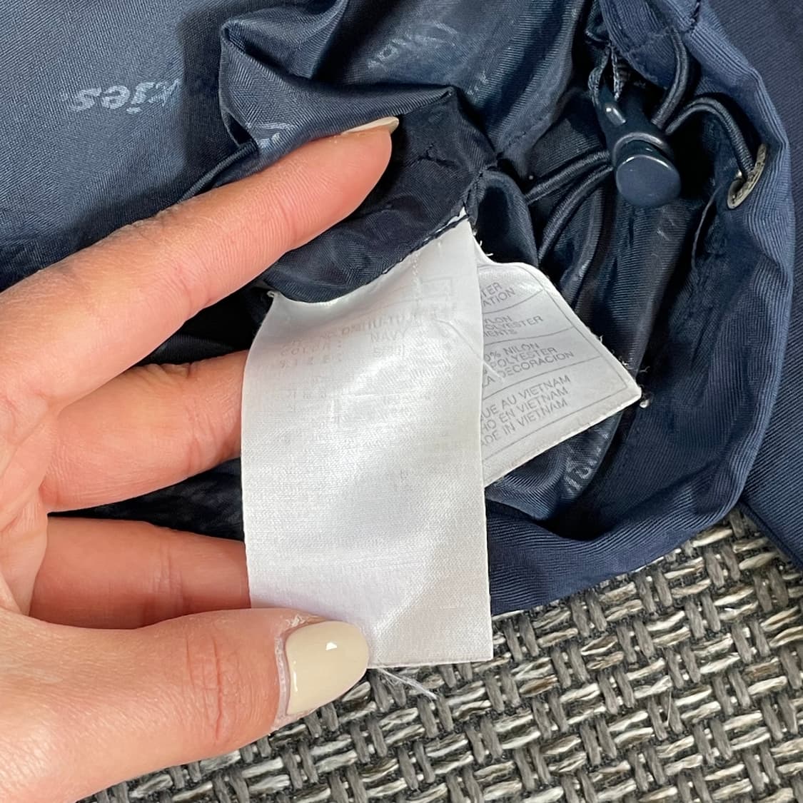 디키즈 네이비 후드 나일론 자켓 S 상품이미지5