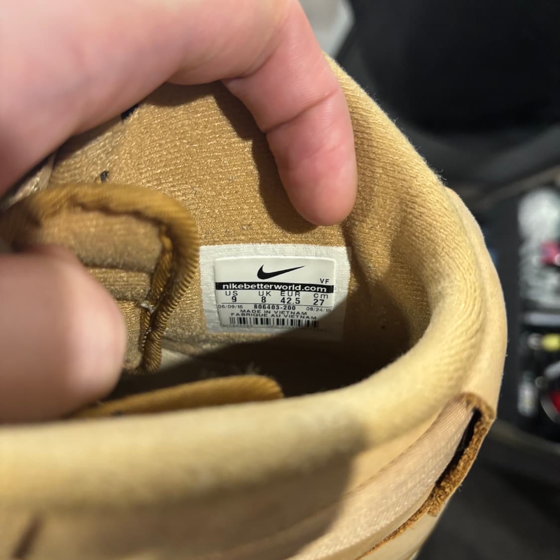 나이키 에어포스 미드 브라운 270 된장포스 상품이미지8