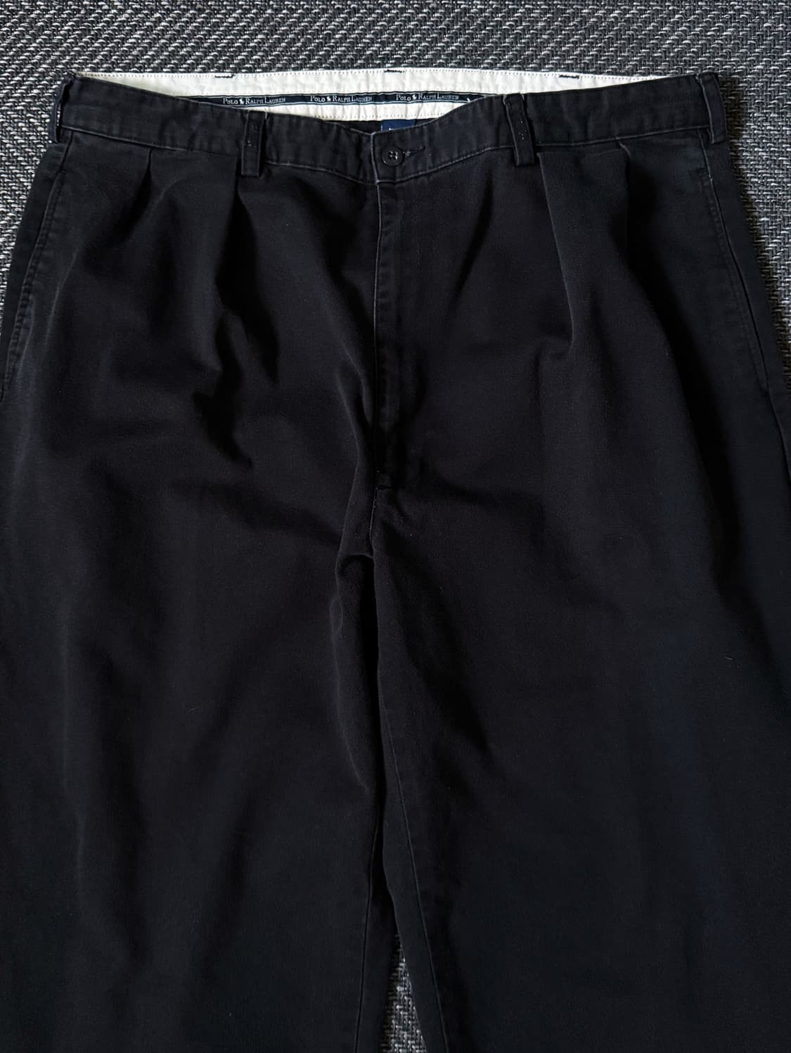 (36) 90s 폴로 랄프로렌 앤드류 더블 플리츠 치노 팬츠 상품이미지2