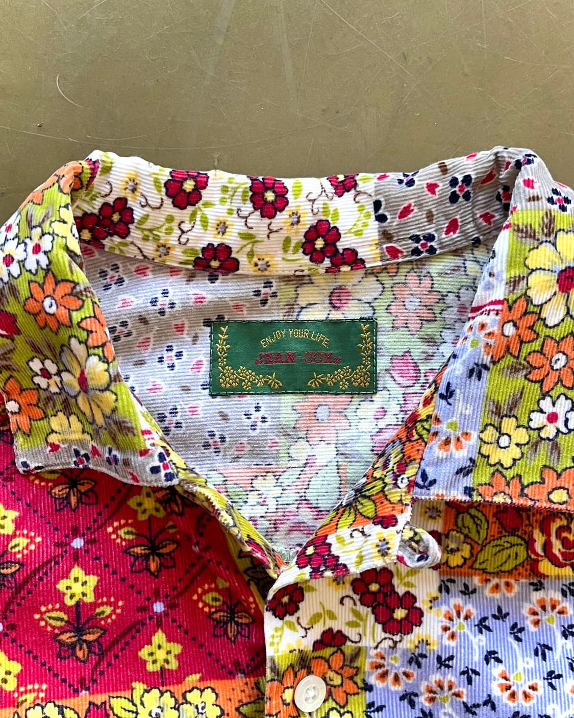 1990s JEAN-COX Japan Floral Mixed Shirt 상품이미지4