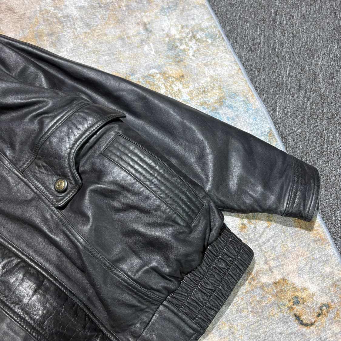 빈티지 양가죽 A-1 무스탕 자켓 상품이미지3