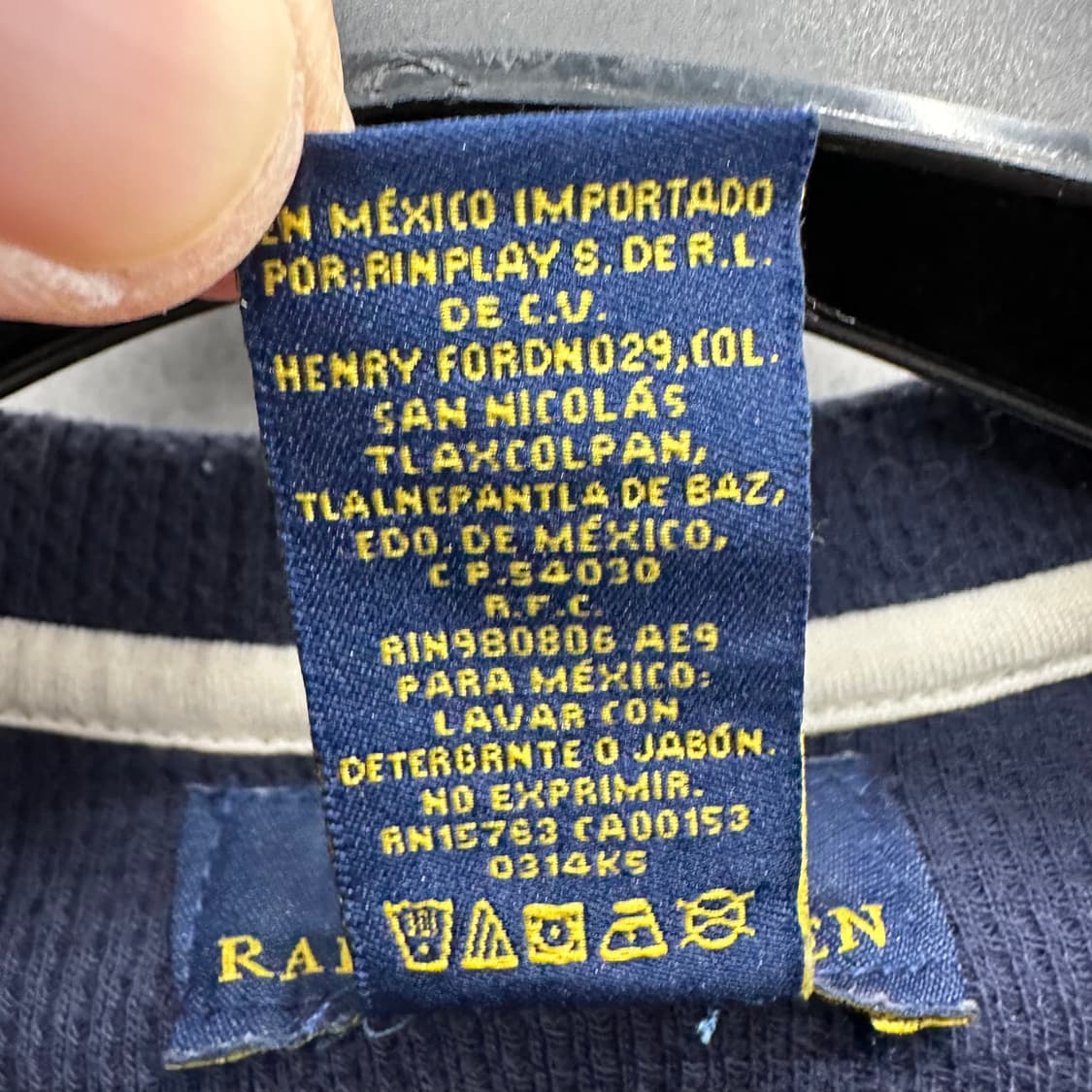 100 폴로 랄프로렌 남자 와플 롱슬리브 긴팔 티셔츠 상품이미지4