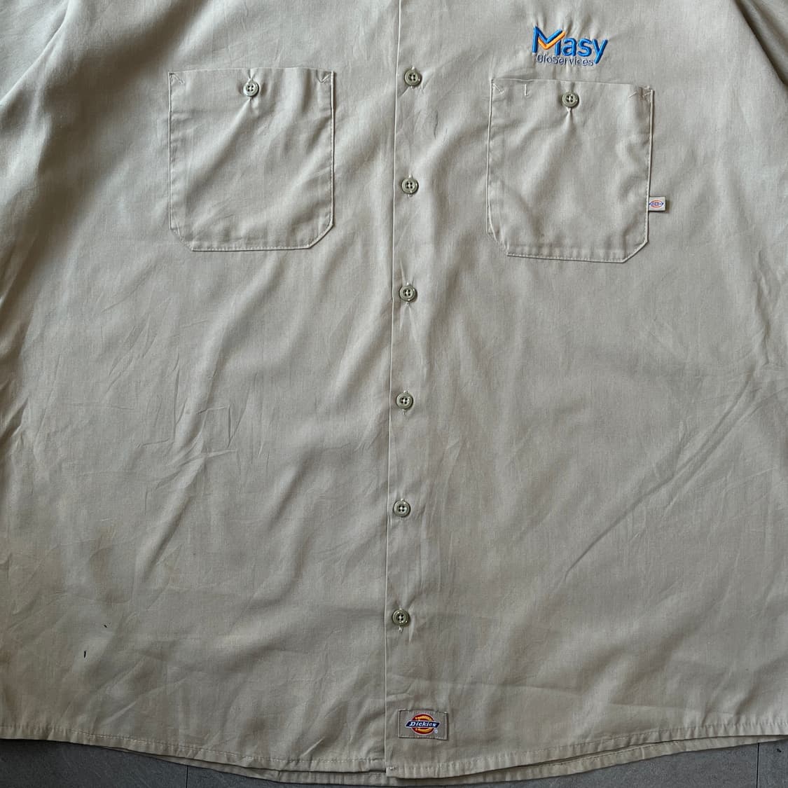 디키즈 정품 베이지 워크 반팔 셔츠 상품이미지3