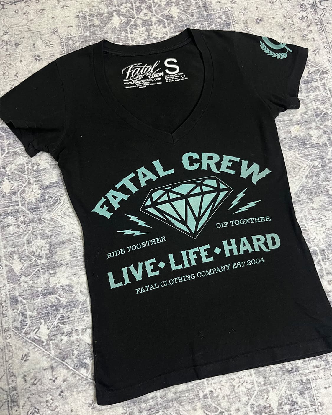Rock Punk Fatal Crew Slim Fit T-shirts 상품이미지4