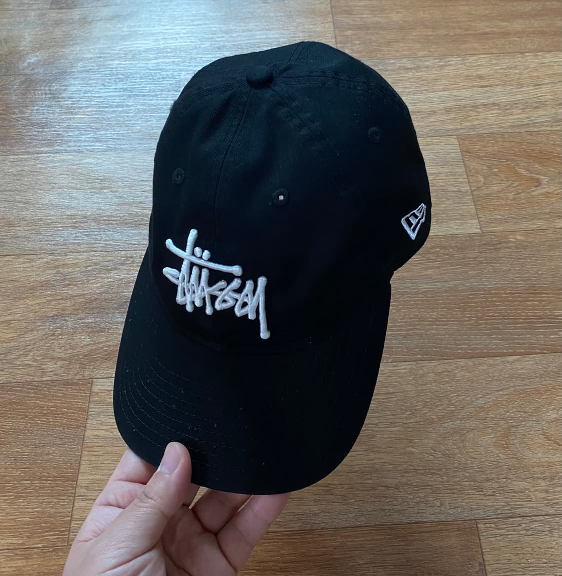 스투시 뉴에라 베이직 9twenty 볼캡 모자 블랙 상품이미지3