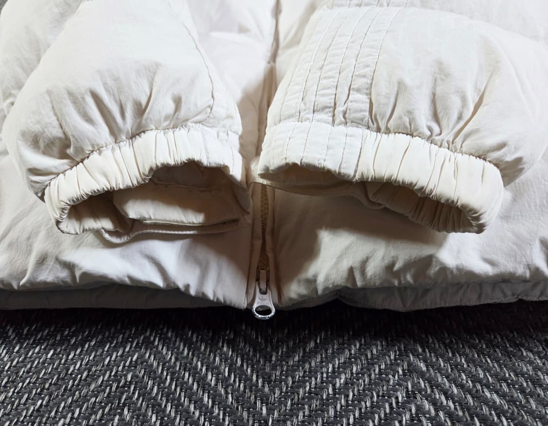 아디다스 슈퍼스타 아이보리 봄버 패딩 상품이미지4